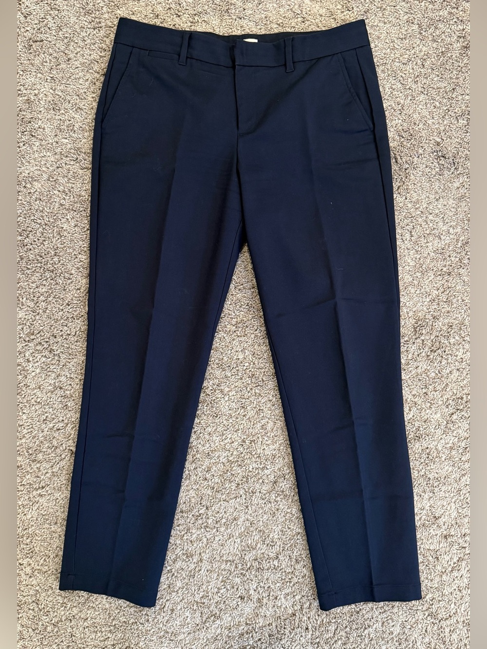 Gap Navy Slim Crop Classic Tailored Trouser Workwear Professional Pants Sz 8T